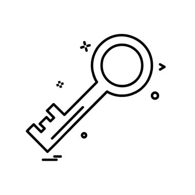 Anahtar simge tasarlamak vektör