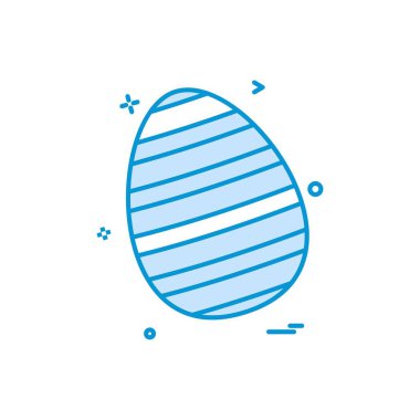 yumurta Paskalya Festivali simge vektör tasarımı