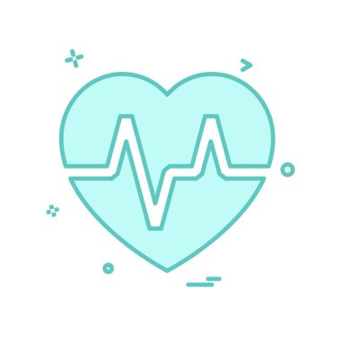 Tıbbi simge tasarım, renkli vektör çizim