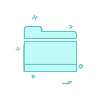 Dosya simgesi tasarım vektörü 