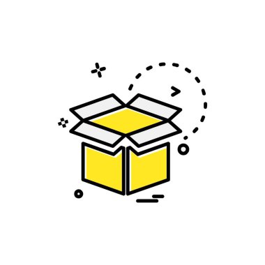 Dropbox simge tasarlamak vektör