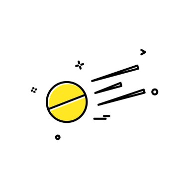 topu kısa iyi batsamn simge vektör tasarımı