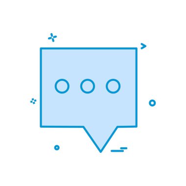 sms iletisi sohbet simgesi vektör tasarımı