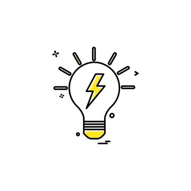 Fikir simge tasarlamak vektör