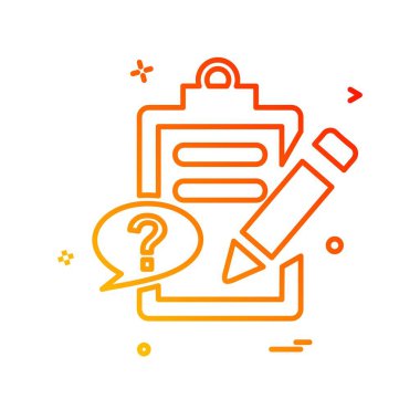 Pano simgesi tasarım, renkli vektör çizim