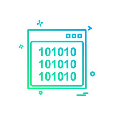 Web yerleşim simgesi tasarım vektörü