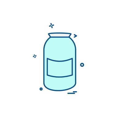 Gıda simgesi tasarım vektörü