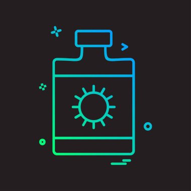 kilit düz simge vektör çizim 