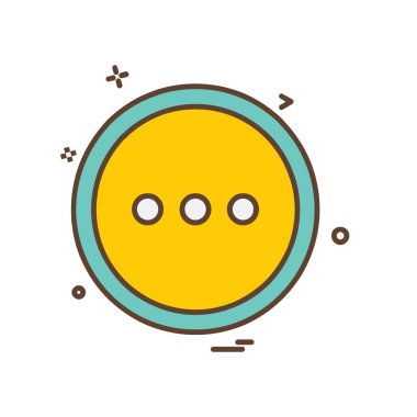 Kullanıcı arayüzü düğmesi simge tasarım vektörü