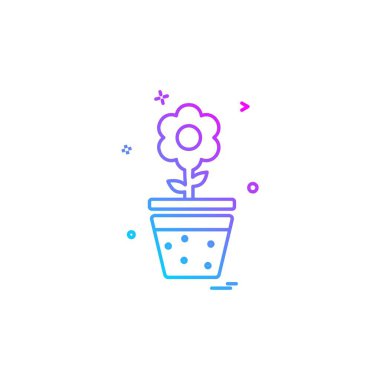 Bitki simge tasarlamak vektör 