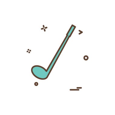 Golf simge tasarlamak vektör 