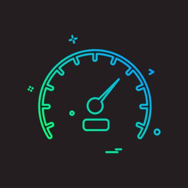 Metre simge tasarlamak vektör