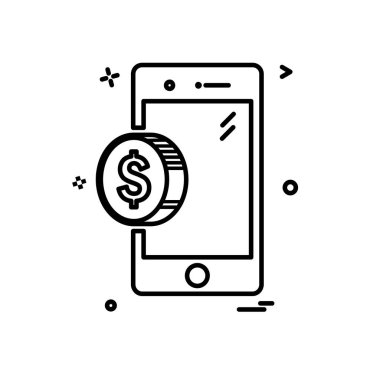 Akıllı telefon simge tasarlamak vektör 