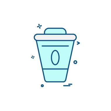 Gıda simgesi tasarım vektörü