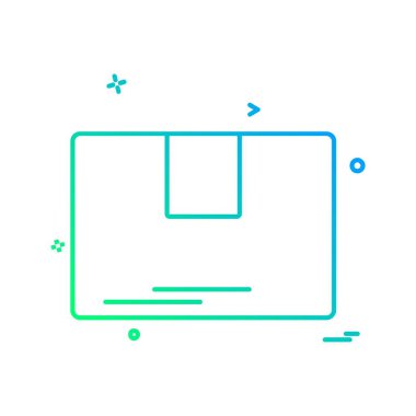 m-cüzdan simgesi tasarım, vektör çizim