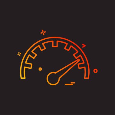 Metre simge tasarlamak vektör