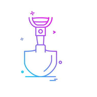 İşçi Bayramı simgesi tasarım, renkli vektör çizim 