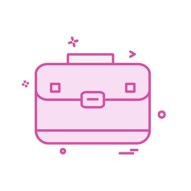 Evrak Çantası'nı simge tasarlamak vektör 