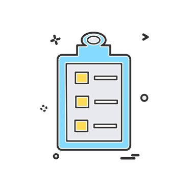 Pano simgesi tasarım, renkli vektör çizim