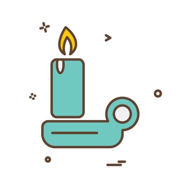 Mum simgesi tasarım vektörü