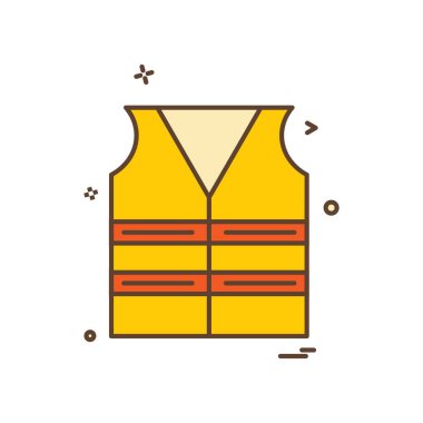 İş simgesi tasarım, renkli vektör çizim