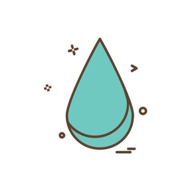 Simge tasarım vektörünü bırak