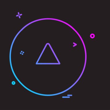 Yukarı ok simgesi tasarım vektörü