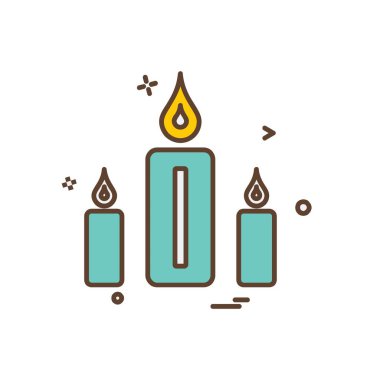 Mum simgesi tasarım vektörü