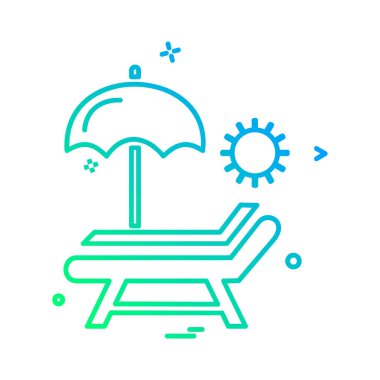 Piknik simgesi tasarım vektörü 