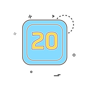 Takvim simge tasarlamak vektör 