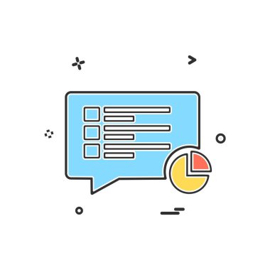 İleti simge tasarlamak vektör