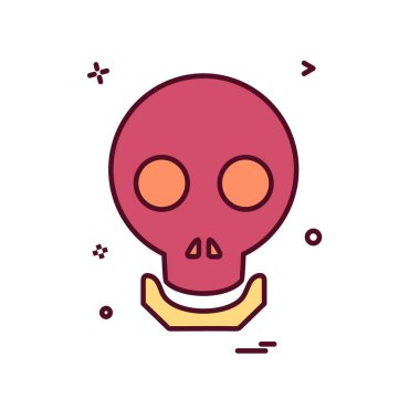 Cadılar Bayramı simgesi tasarım vektörü