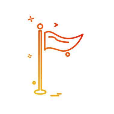 Golf simge tasarlamak vektör 