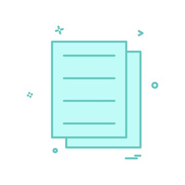 dosyaları belge simge vektör tasarımı 