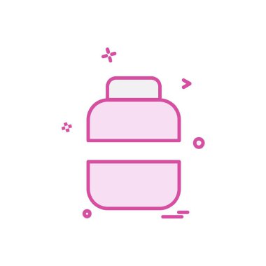 Seyahat çanta simge tasarlamak vektör