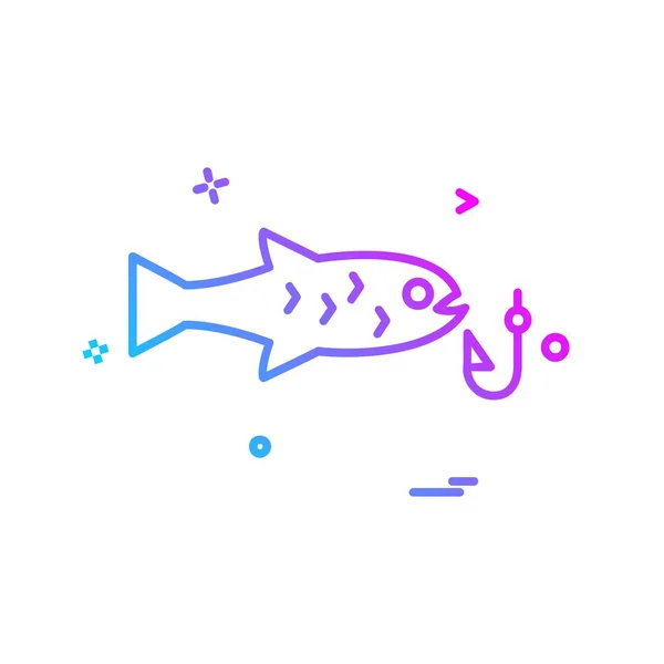 Design Vektor Für Fische — Stockvektor