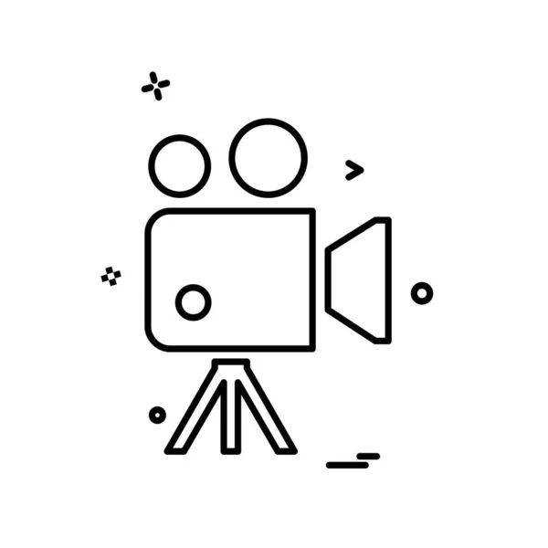 Kameran Kuvakesuunnitteluvektori — vektorikuva