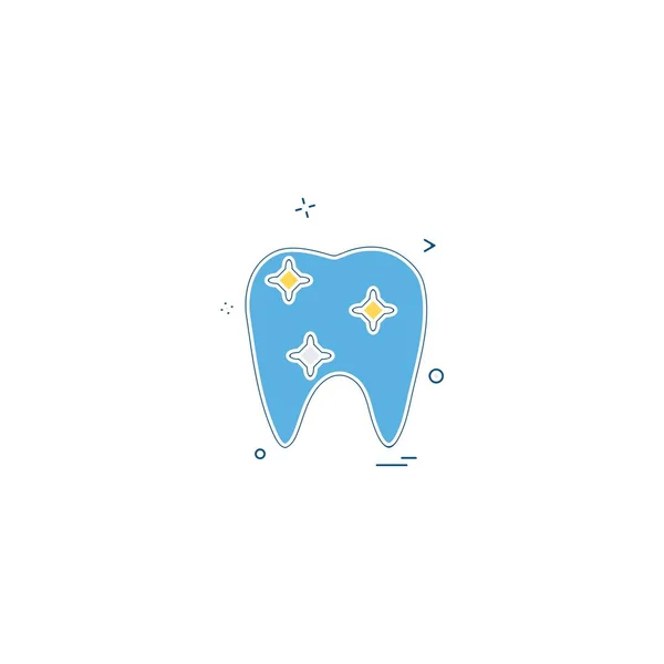 Zahnarzt Medizinische Kieferorthopädische Kieferorthopädie Zahn Symbolvektor Desige — Stockvektor