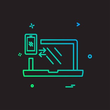 Bilgisayar simgesi tasarım vektörü