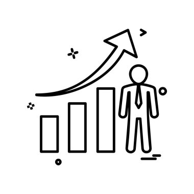 İş simgesi tasarım vektörü 