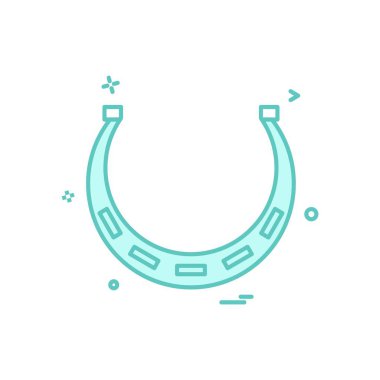 at nalı simge tasarlamak vektör