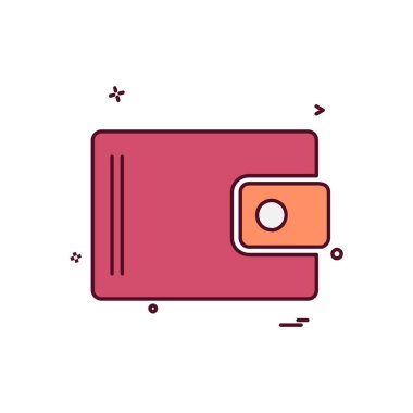 m-cüzdan simgesi tasarım, vektör çizim