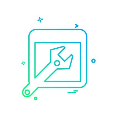 Ayar Dişli simge tasarlamak vektör