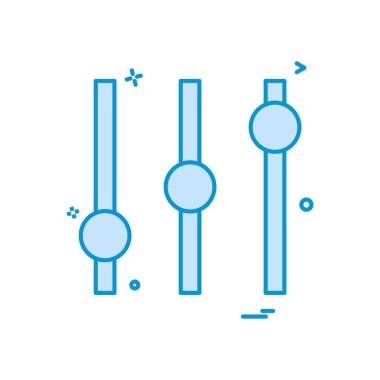 Equilizer simge tasarlamak vektör