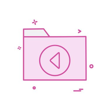 Klasör simge tasarlamak vektör