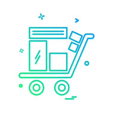 Seyahat simgesi tasarım vektörü 