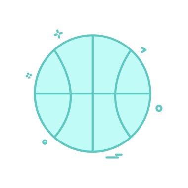 Sepet topu simge tasarlamak vektör 