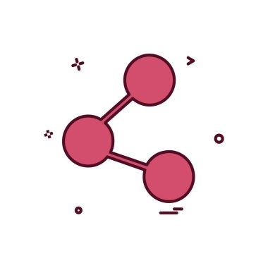 Simge tasarım vektörünü paylaş