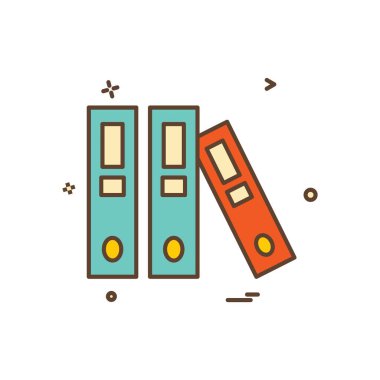 Dosya simgesi tasarım vektörü