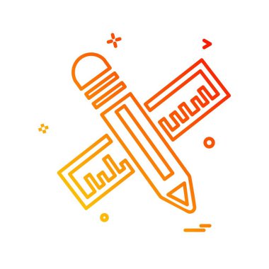 Eğitim simge tasarlamak vektör